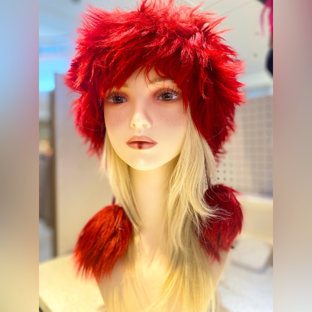 XQ High Quality Full Faux Fur style women winter hat